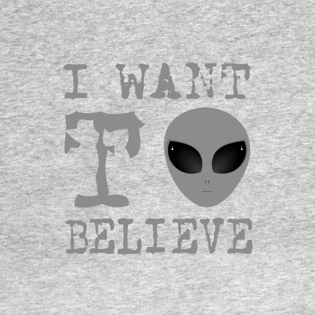 I Want To Believe Alien Meme by Designedwithtlc